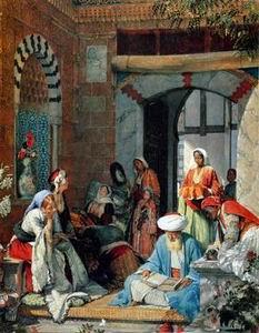 unknow artist Arab or Arabic people and life. Orientalism oil paintings 30 Germany oil painting art